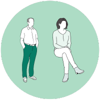 Icon Altersvorsorge Mitte des Lebens